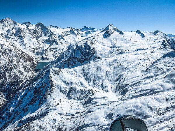 Kitzsteinhorn Gletscher von oben